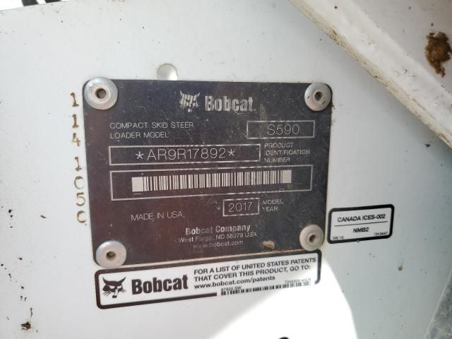 2017 Bobcat S590 Skid Steer Loader