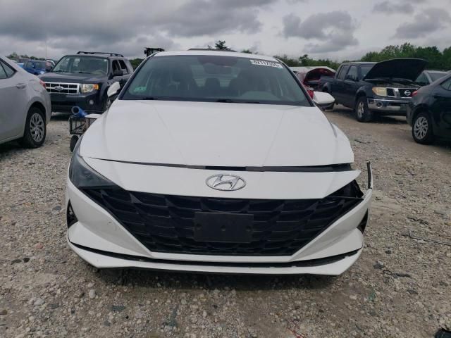 2021 Hyundai Elantra Blue