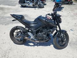 Salvage motorcycles for sale at Harleyville, SC auction: 2021 Yamaha MT-03