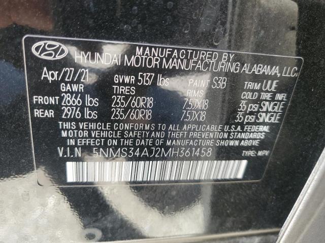 2021 Hyundai Santa fe sel