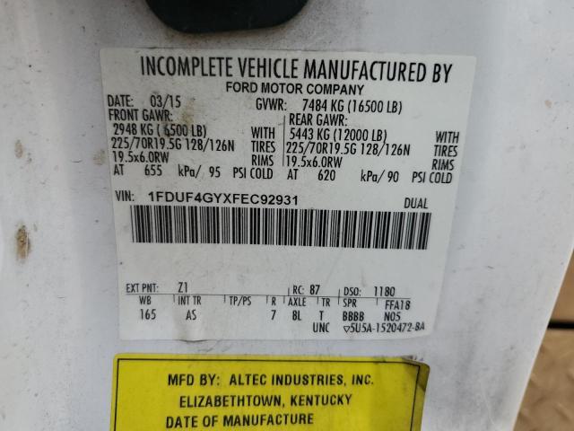 2015 Ford F450 Super Duty