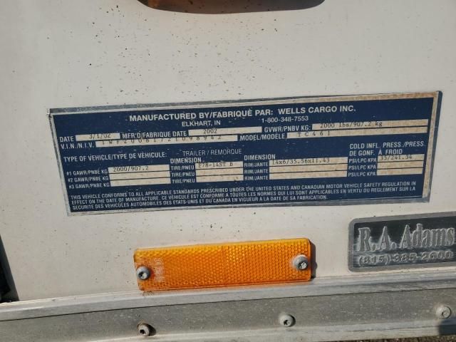 2002 Wells Cargo TC461 Enclosed Cargo Trailer