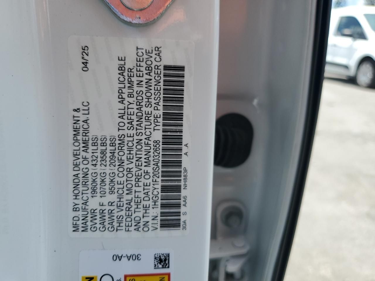 2025 Honda Accord lx