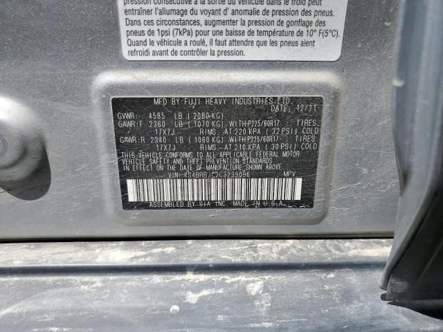 2012 Subaru Outback 2.5I Limited