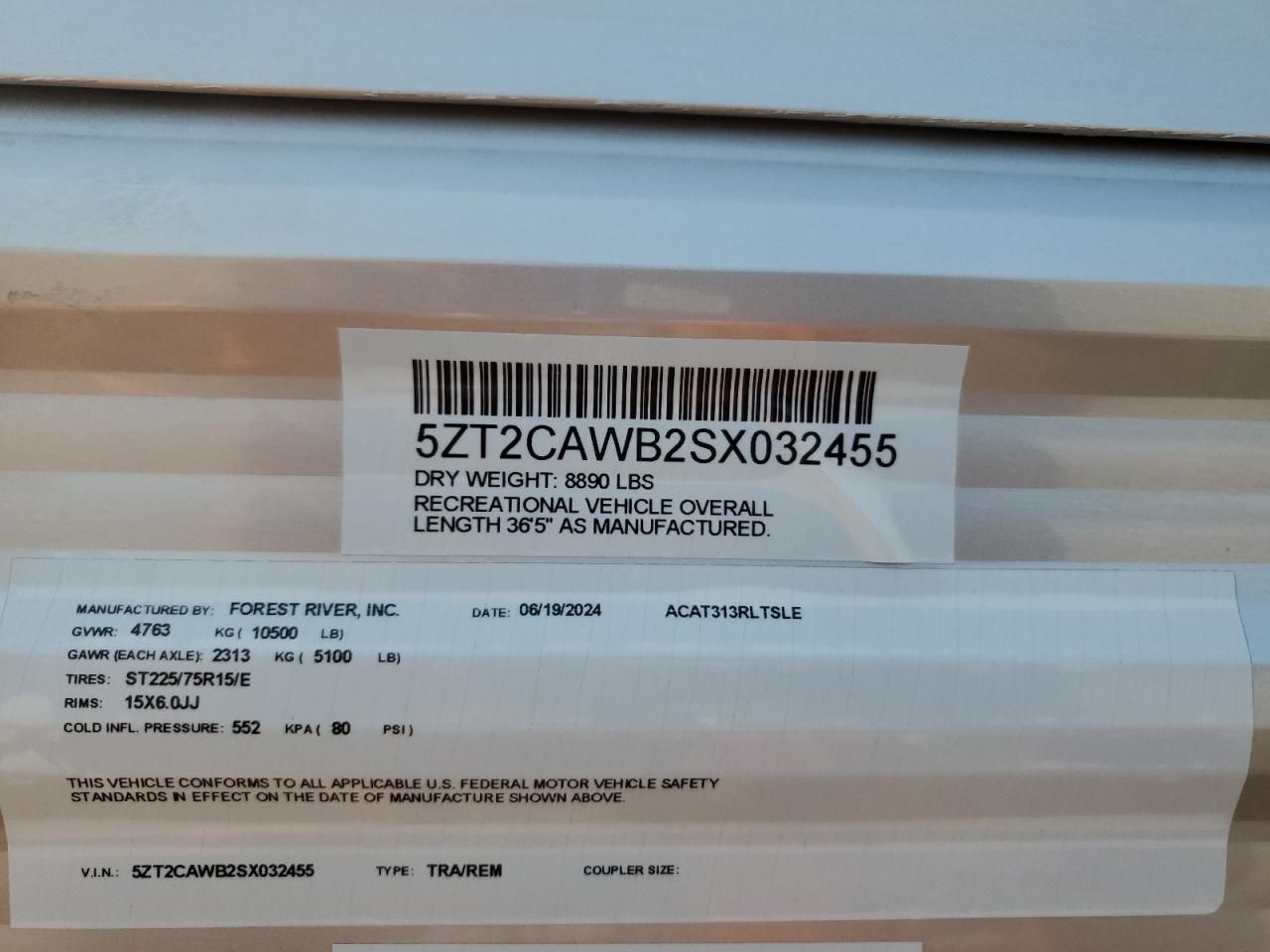 2025 Catalina 2025 Catl Trailer