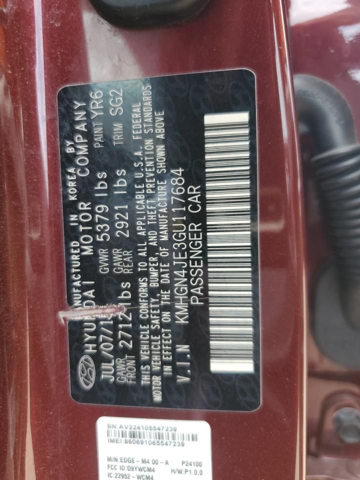 2016 Hyundai Genesis 3.8l