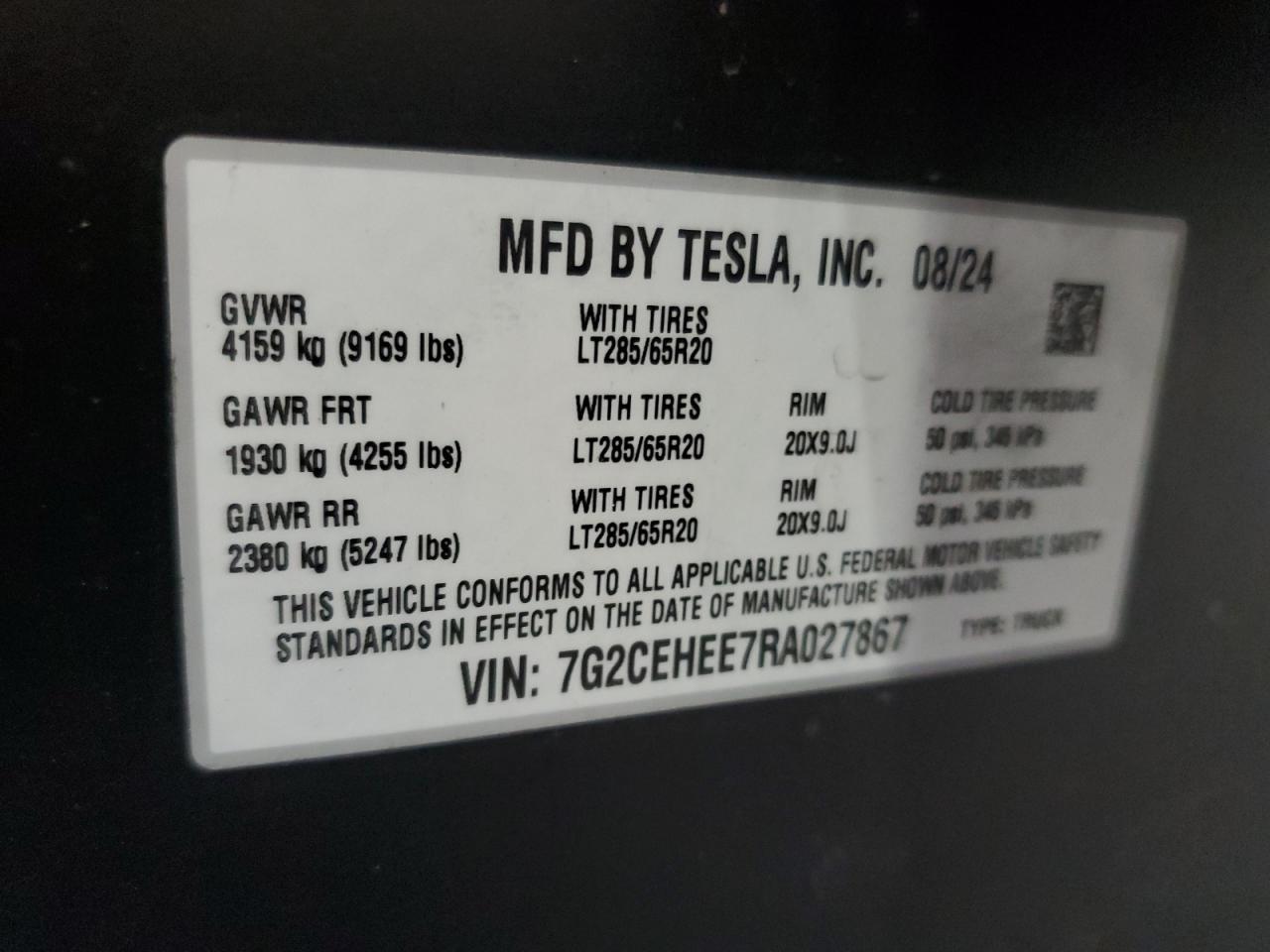 2024 Tesla Cybertruck