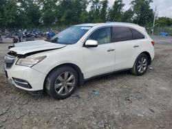 2015 Acura Mdx Advance en venta en Baltimore, MD