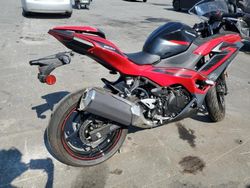 Salvage motorcycles for sale at Windham, ME auction: 2024 Kawasaki EX500 A