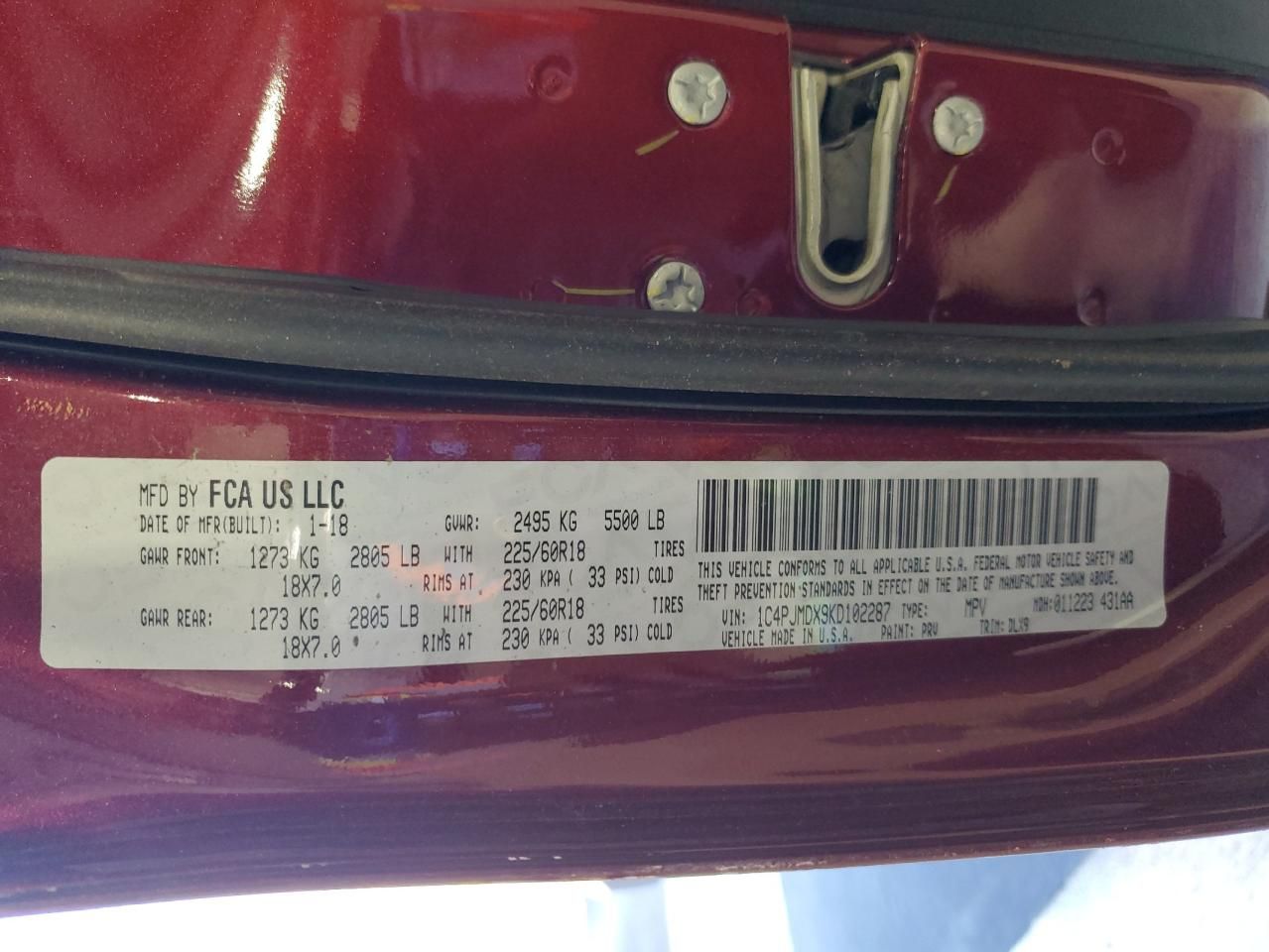 2019 Jeep Cherokee Limited