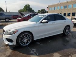 Mercedes-Benz Vehiculos salvage en venta: 2016 Mercedes-Benz C 300 4matic