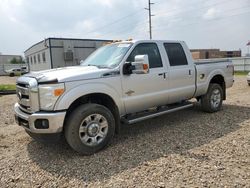 Salvage trucks for sale at Bismarck, ND auction: 2012 Ford F350 Super Duty