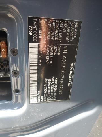 2019 Mercedes-Benz Sprinter 2500/3500