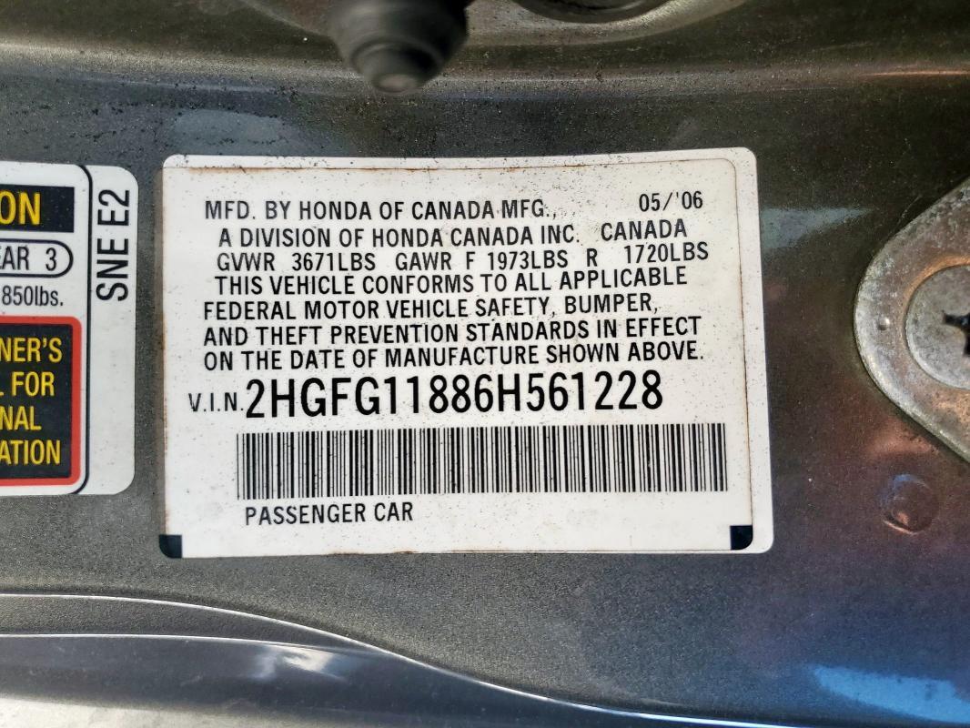 2006 Honda Civic ex