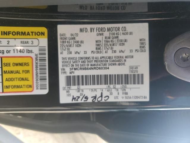 2022 Ford Bronco Sport big Bend