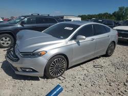 Ford salvage cars for sale: 2018 Ford Fusion Titanium/platinum