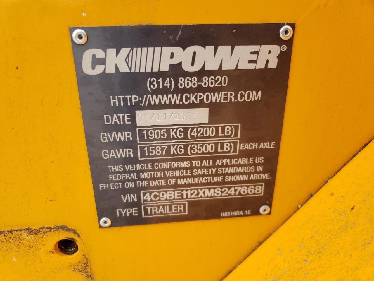 2021 CKP Unknown