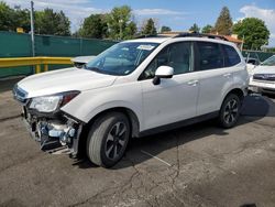 Subaru salvage cars for sale: 2017 Subaru Forester 2.5I Premium