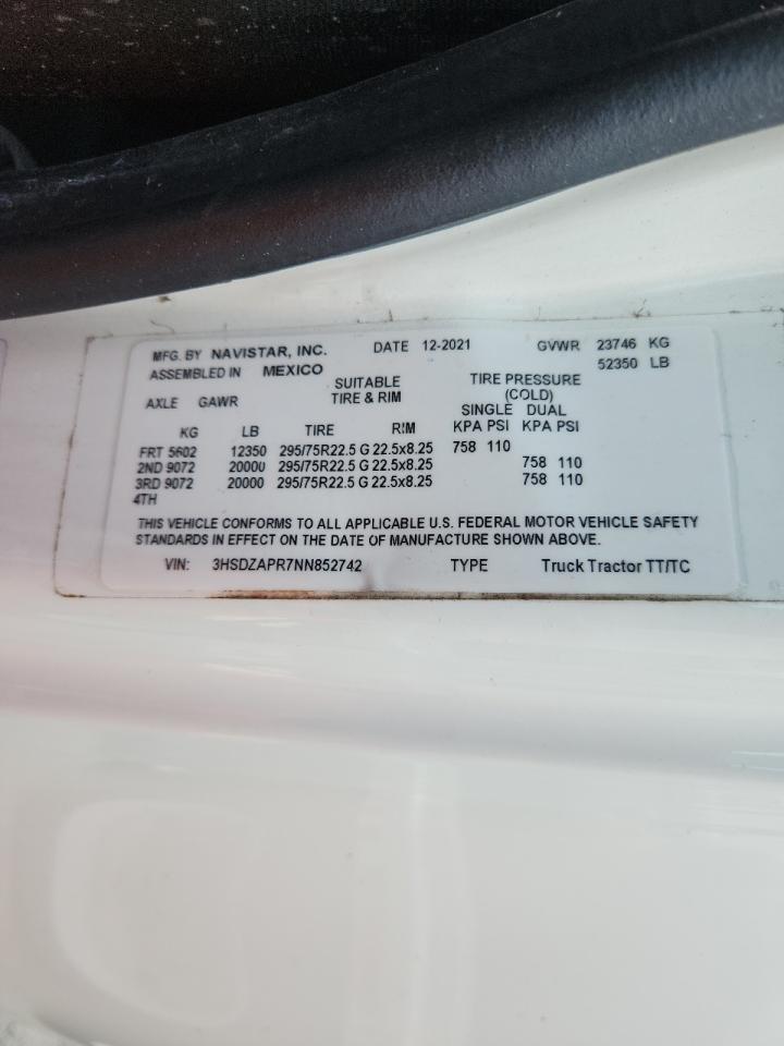 2022 International LT625 Semi Truck