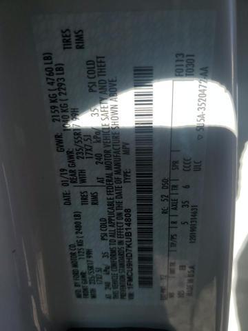 2019 Ford Escape sel
