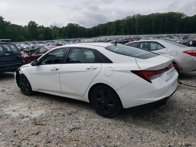 2021 Hyundai Elantra Blue