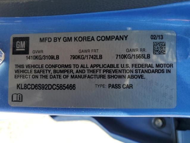2013 Chevrolet Spark 1LT