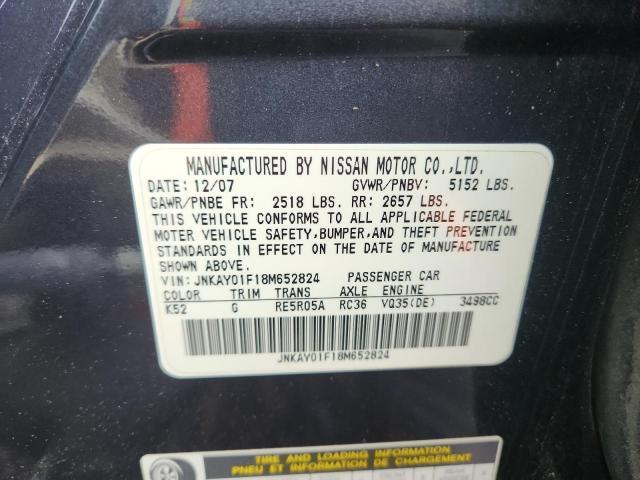 2008 Infiniti M35 Base