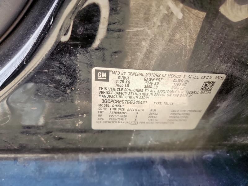 2016 Chev SILV1500 2WD