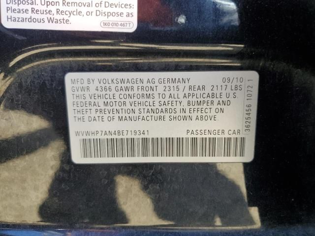 2011 Volkswagen CC Luxury