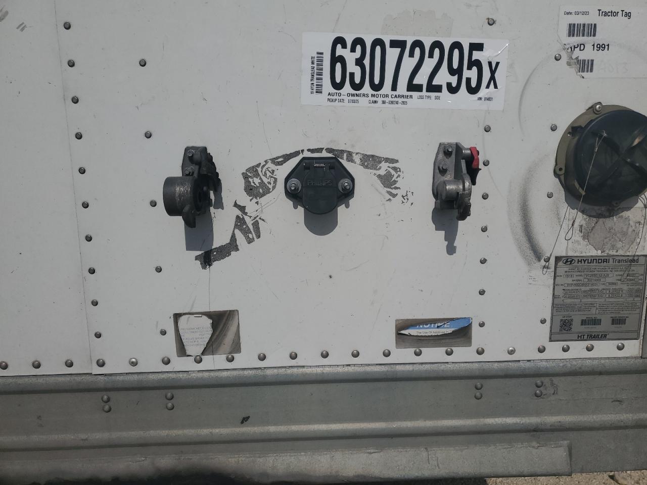 2019 Hyundai VC2530152-AJS DRY Van Trailer