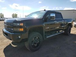 Salvage trucks for sale at Rocky View County, AB auction: 2015 Chevrolet Silverado K3500 LTZ