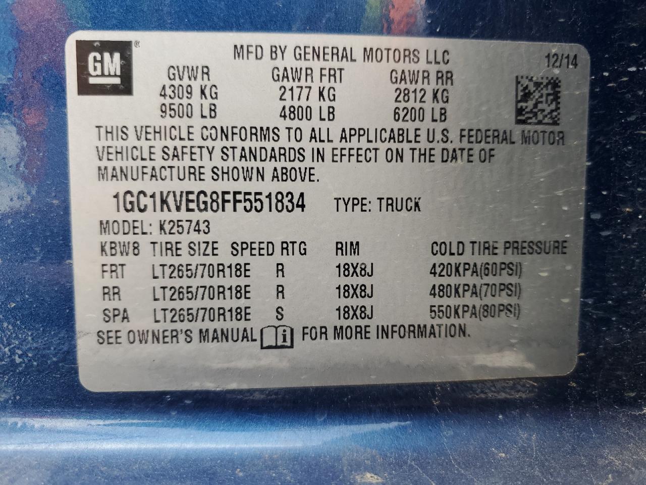 2015 Chev Rolet Silverado K2500 Heavy Duty LT