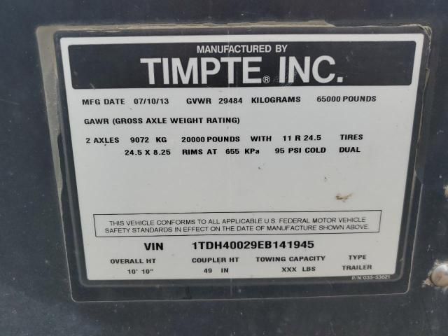 2014 Timpte Hopper