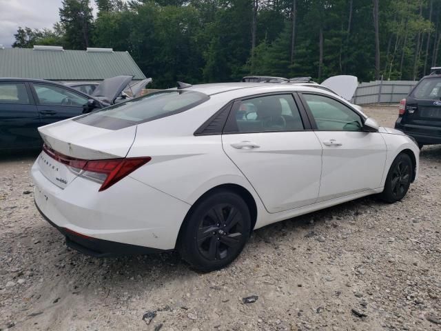 2021 Hyundai Elantra Blue
