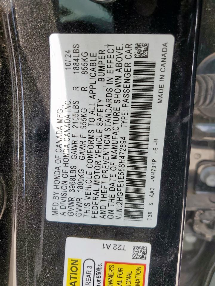 2025 Honda Civic si