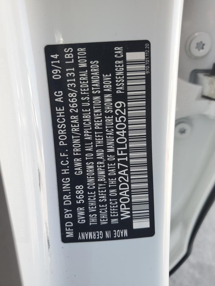 2015 Porsche Panamera se Hybrid