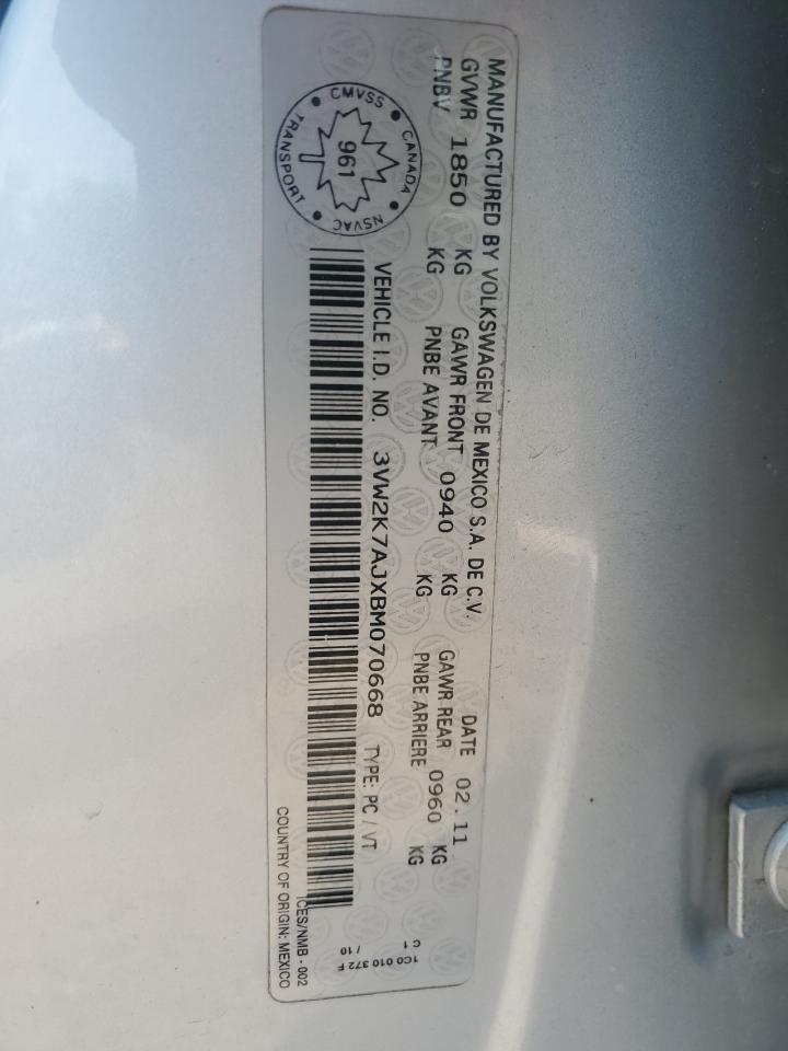 2011 Volkswagen Jetta Base