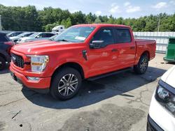 Salvage cars for sale from Copart Exeter, RI: 2021 Ford F150 Supercrew
