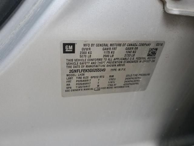 2016 Chevrolet Equinox lt