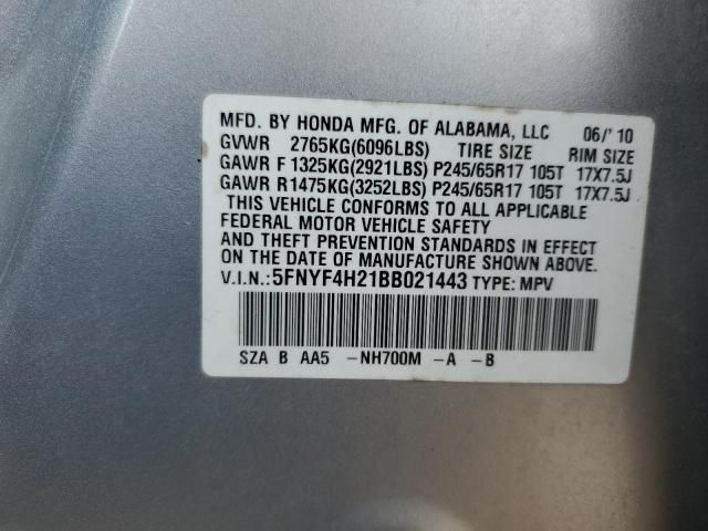 2011 Honda Pilot lx