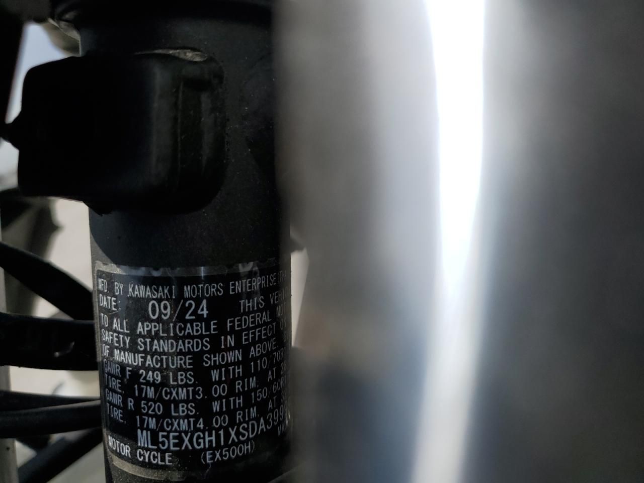 2025 Kawasaki EX500 H