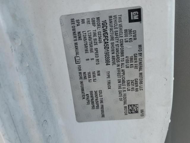 2013 Chevrolet Express G2500