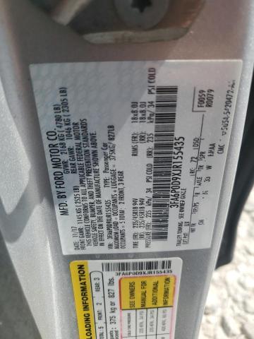 2018 Ford Fusion Titanium/platinum