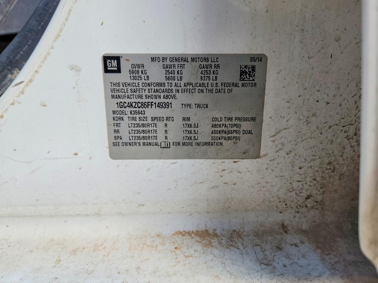 2015 Chevrolet Silverado K3500 LT