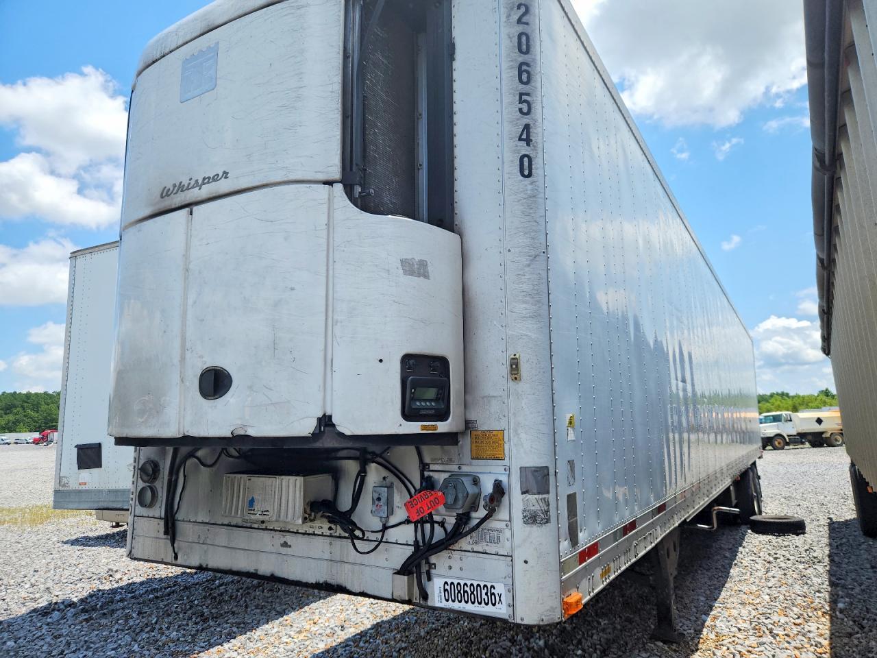 2016 Utility VS2RA Refrigerated Van Trailer