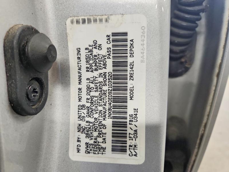 2009 Toyota Corolla le