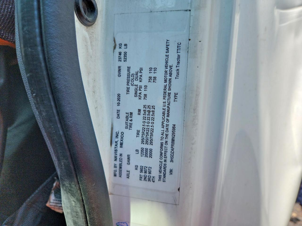 2021 International LT625 Semi Truck