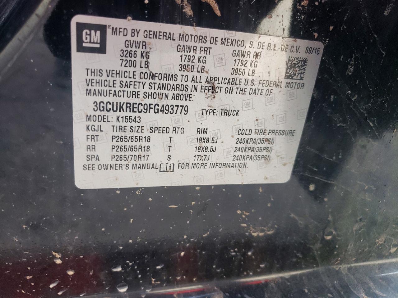 2015 Chevrolet Silverado K1500 LT