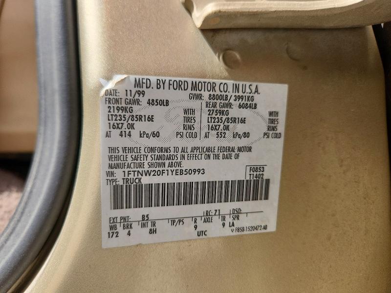 2000 Ford F250 Super Duty