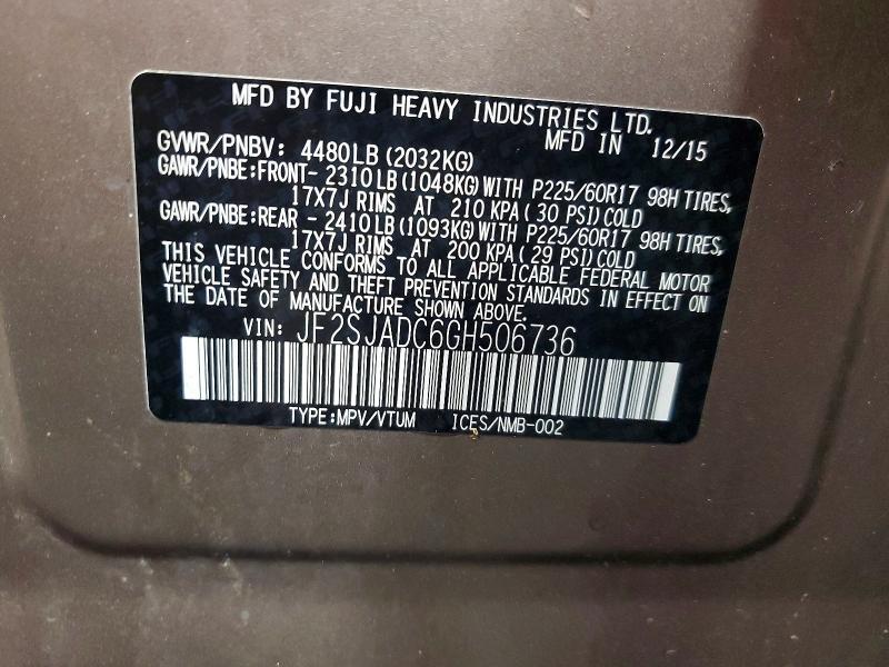 2016 Subaru Forester 2.5i Premium
